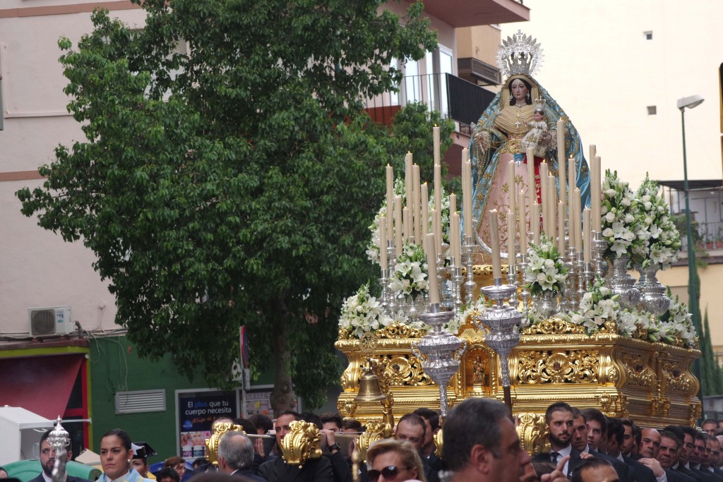 Ntra. Sra. del Rosario en su procesión de Gloria de 2