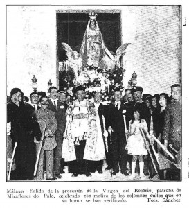 Procesión de Ntra. Sra. del Rosario en el año 1922