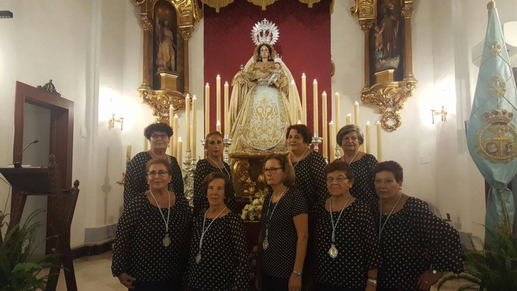 El coro Ntra. Sra. del Rosario ante nuestra Sagrada Titular