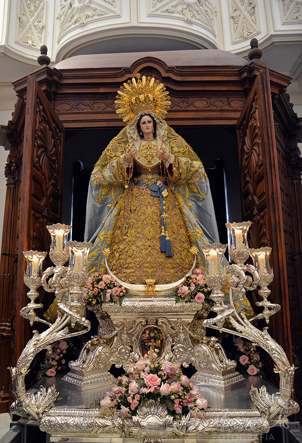 Nuestra Madre procesionará en las andas de Mª Stma del Rosario en sus Misterios Dolorosos