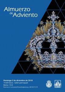 Almuerzo de adviento - Cartel rrss