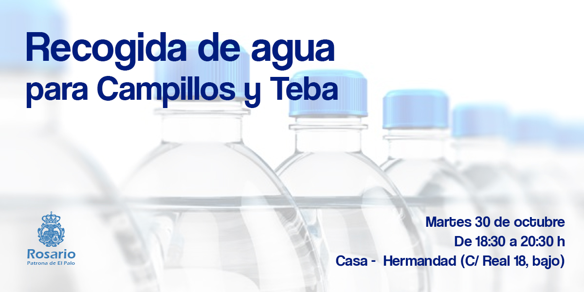 Recogida de agua para Campillos y Teba