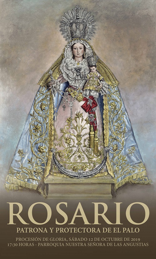 Cartel anunciador de la procesión de Gloria 2019, obra de D. Jonathan Sánchez Aguilera.