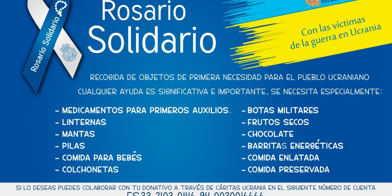 La Hermandad de Ntra. Sra del Rosario se incorpora a la ayuda a Ucrania