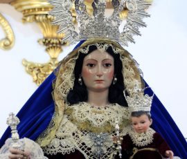 Ntra. Sra. del Rosario tras su restauración.